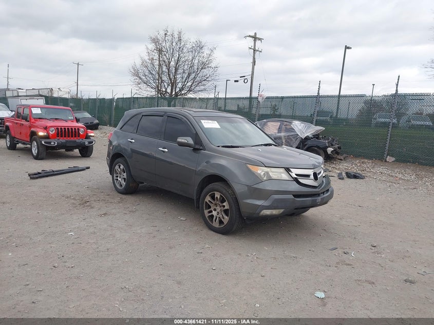 2HNYD28307H520510 2007 Acura Mdx Technology Package auction photo 1
