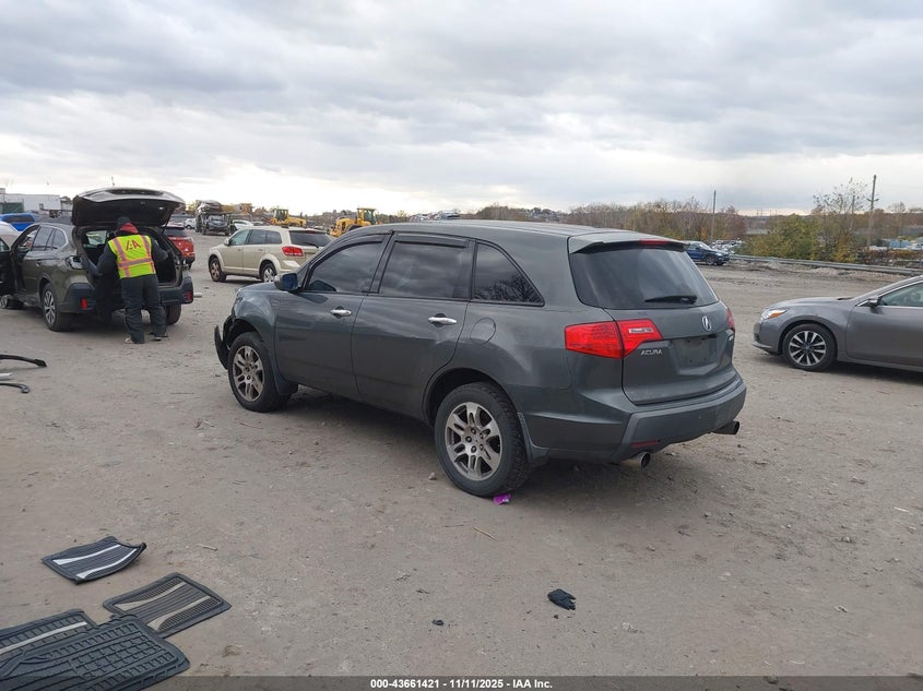 2HNYD28307H520510 2007 ACURA MDX photo no. 3