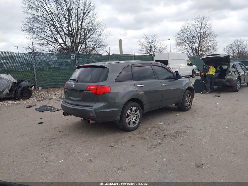 2HNYD28307H520510 2007 ACURA MDX photo no. 4