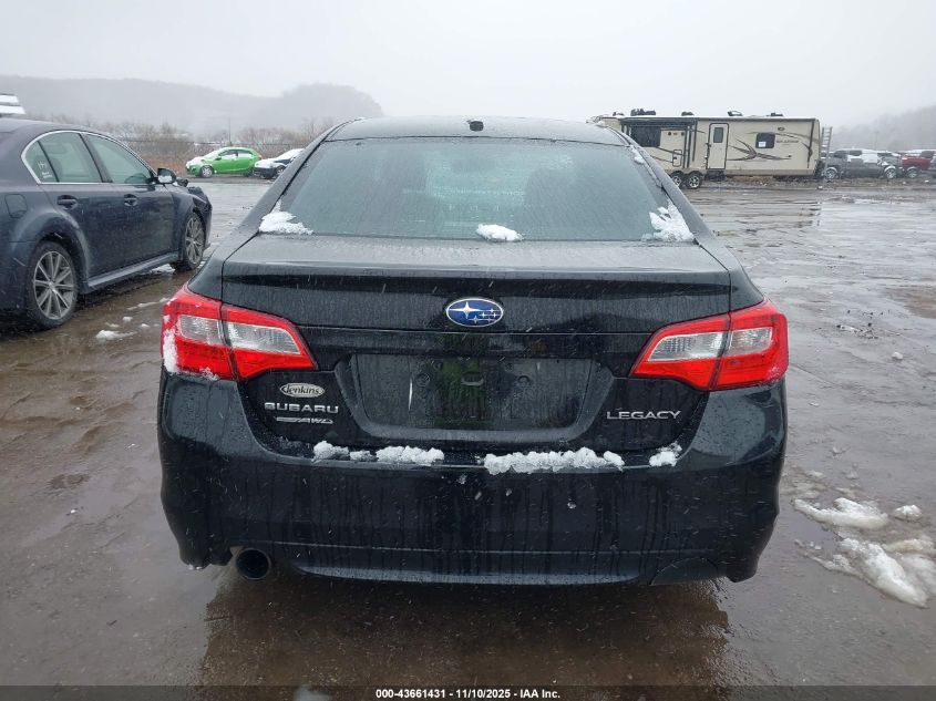 2015 Subaru Legacy 2.5I Limited VIN: 4S3BNBN6XF3040449 Lot: 43661431