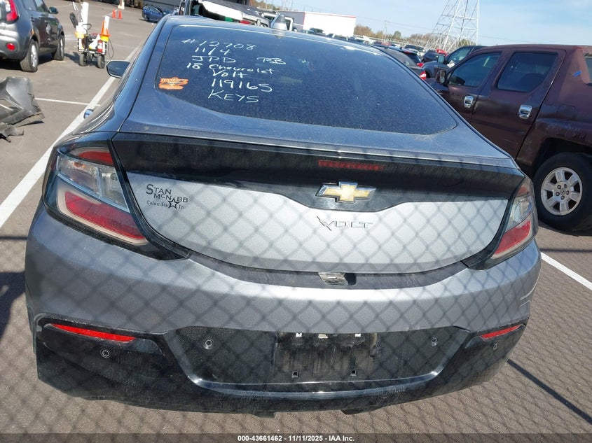2018 CHEVROLET VOLT LT - 1G1RC6S54JU119165