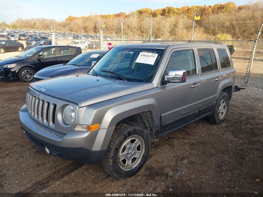 2016 JEEP PATRIOT SPORT 1C4NJRBB1GD646513