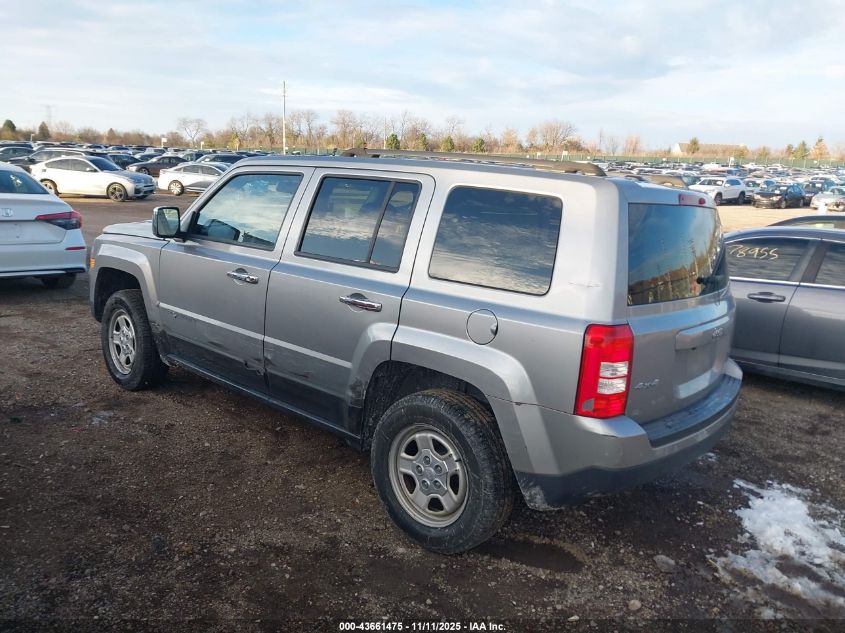 2016 JEEP PATRIOT SPORT 1C4NJRBB1GD646513