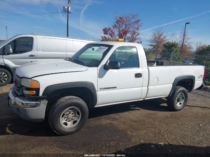 2004 GMC Sierra 2500Hd Work Truck VIN: 1GTHK24U74E327543 Lot: 43661557