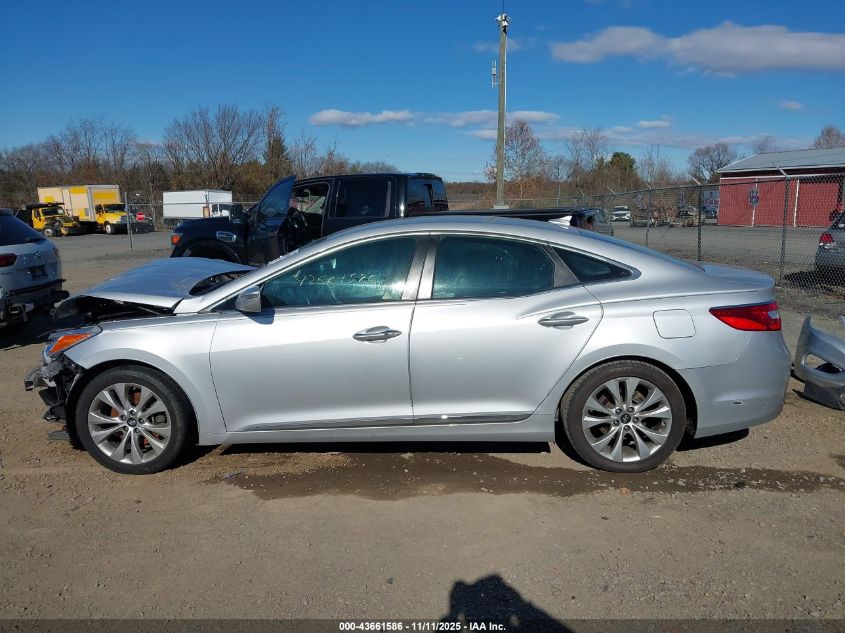 2013 Hyundai Azera VIN: KMHFG4JG5DA313968 Lot: 43661586