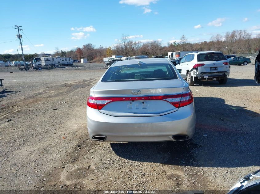 2013 Hyundai Azera VIN: KMHFG4JG5DA313968 Lot: 43661586