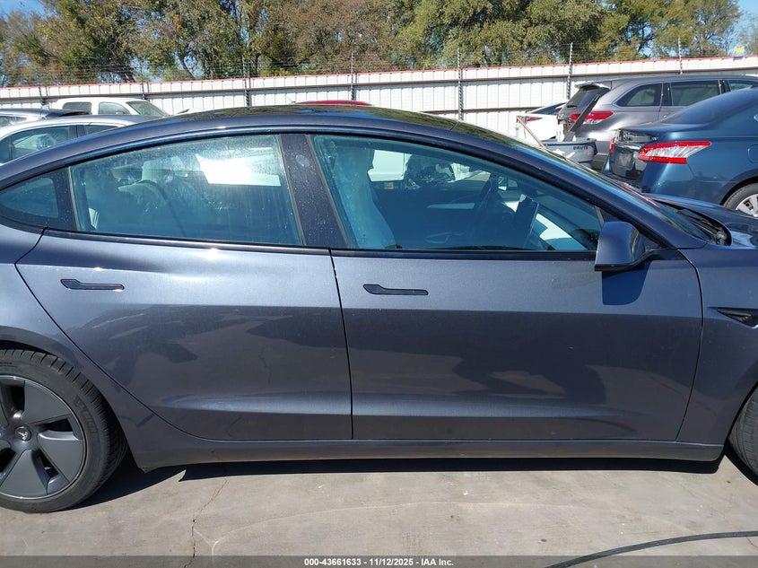 2021 Tesla Model 3 Standard Range Plus Rear-Wheel Drive VIN: 5YJ3E1EA6MF091594 Lot: 43661633