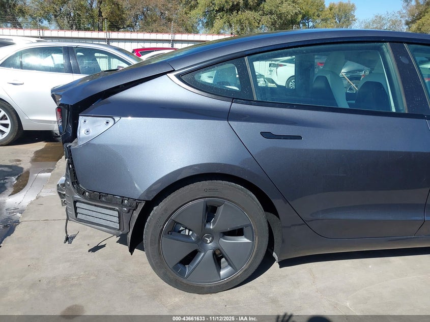 2021 Tesla Model 3 Standard Range Plus Rear-Wheel Drive VIN: 5YJ3E1EA6MF091594 Lot: 43661633