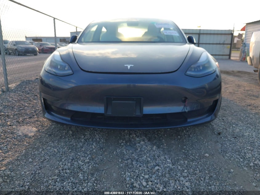 2021 Tesla Model 3 Standard Range Plus Rear-Wheel Drive VIN: 5YJ3E1EA6MF091594 Lot: 43661633