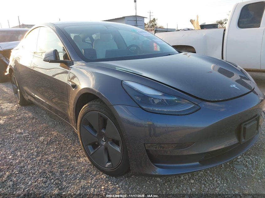 2021 Tesla Model 3 Standard Range Plus Rear-Wheel Drive VIN: 5YJ3E1EA6MF091594 Lot: 43661633
