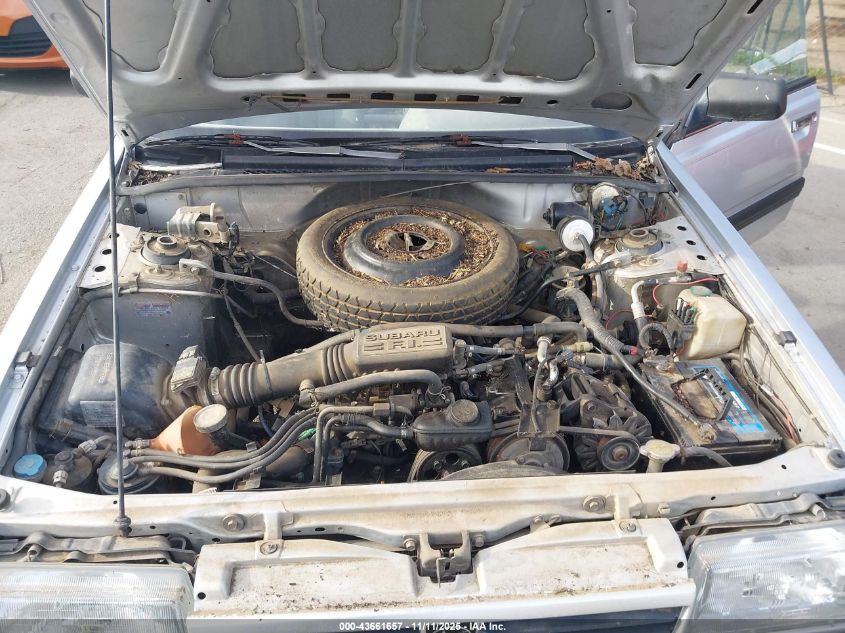 1992 Subaru Loyale VIN: JF1AC4227NC201259 Lot: 43661657