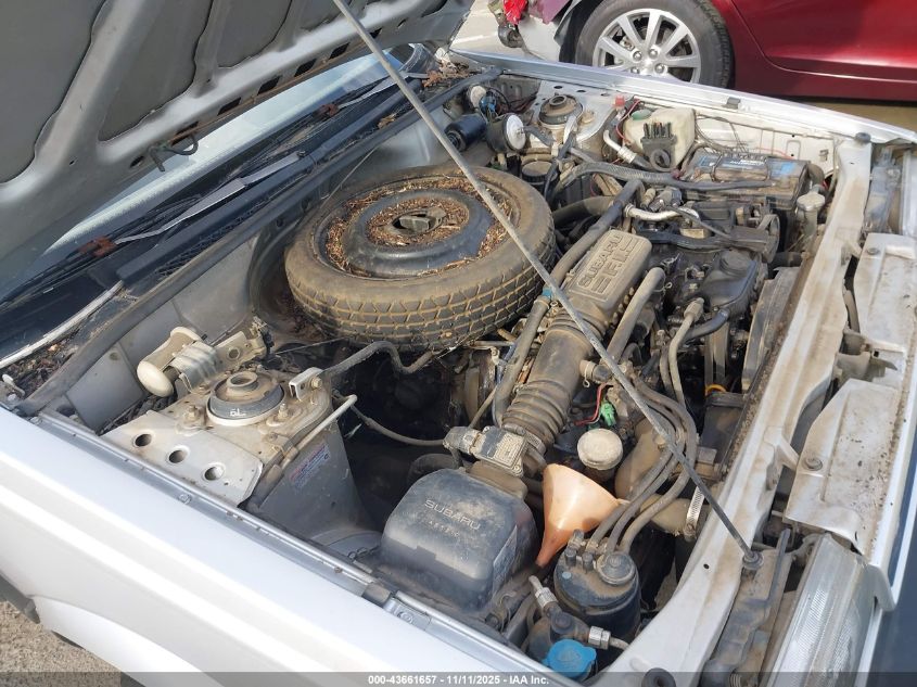 1992 Subaru Loyale VIN: JF1AC4227NC201259 Lot: 43661657