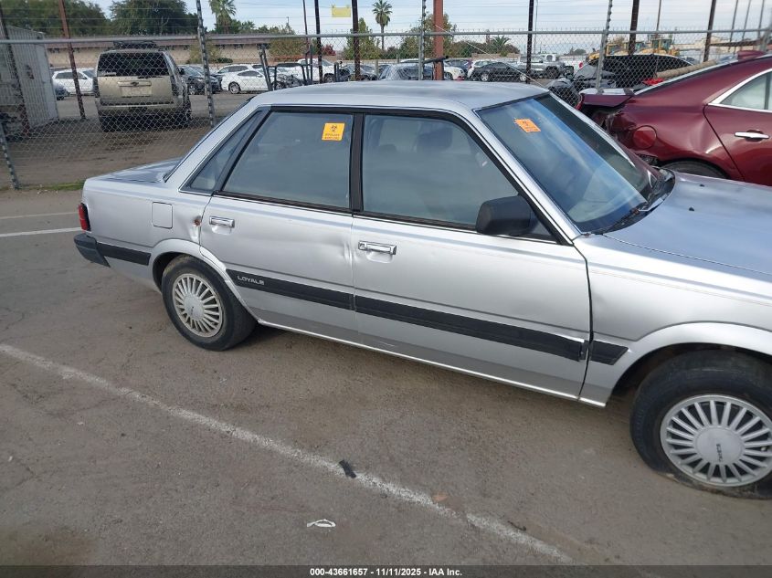 1992 Subaru Loyale VIN: JF1AC4227NC201259 Lot: 43661657