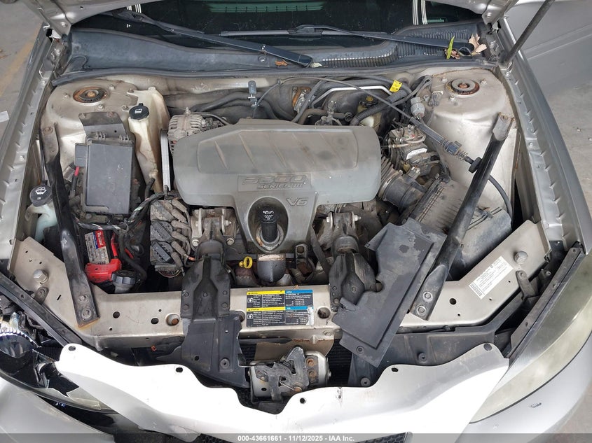 2008 Pontiac Grand Prix VIN: 2G2WP552681187004 Lot: 43661661