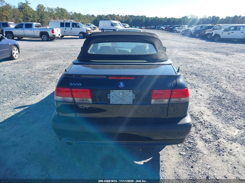 2003 Saab 9-3 Se VIN: YS3DF78KX37009565 Lot: 43661674