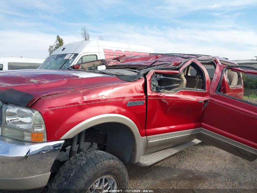 2001 Ford Excursion Limited VIN: 1FMSU43F71EA71507 Lot: 43661677