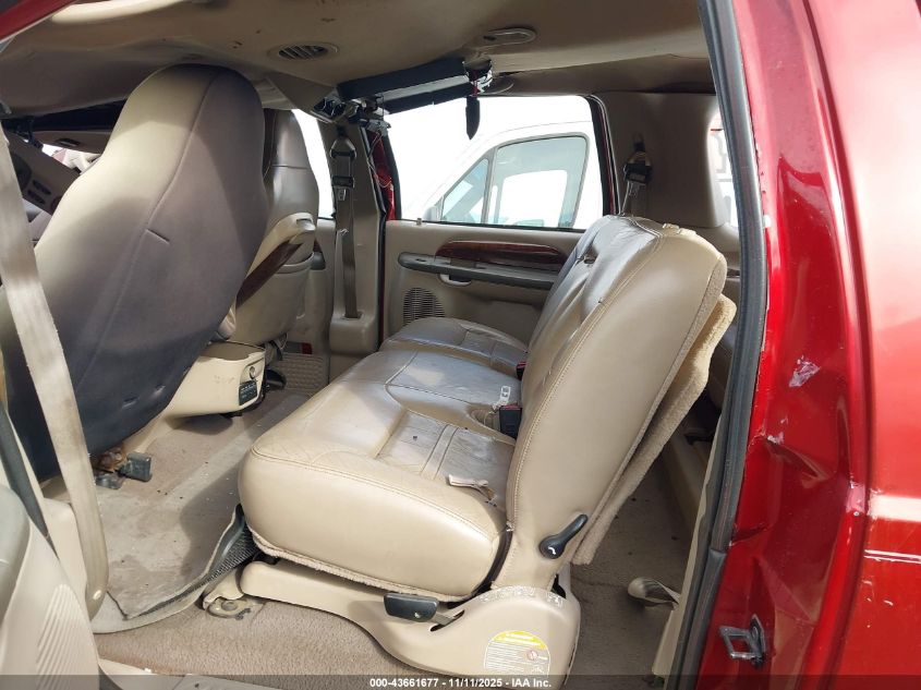 2001 Ford Excursion Limited VIN: 1FMSU43F71EA71507 Lot: 43661677