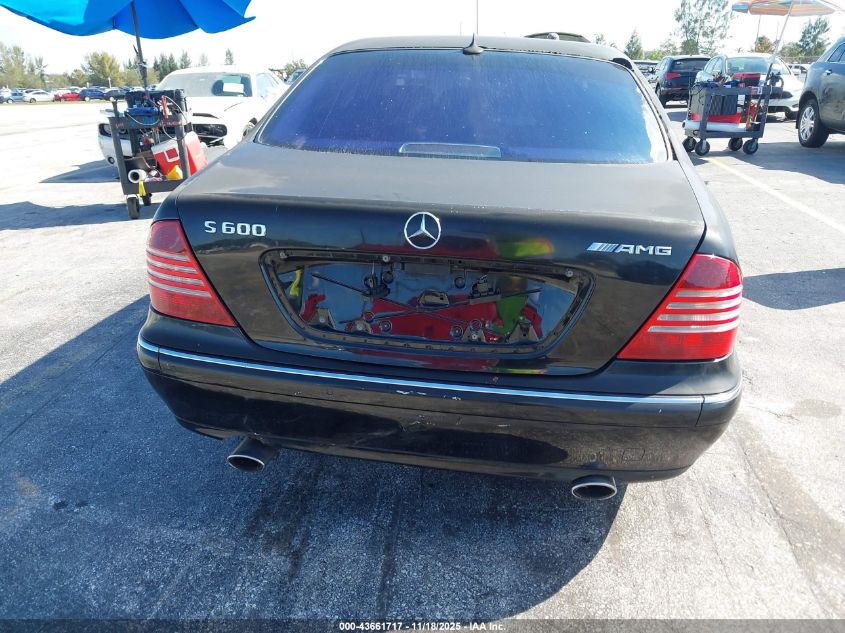 2004 Mercedes-Benz S 600 VIN: WDBNG76J84A388166 Lot: 43661717