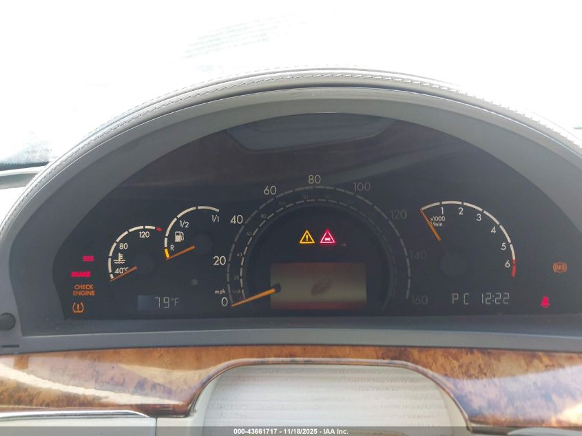 2004 Mercedes-Benz S 600 VIN: WDBNG76J84A388166 Lot: 43661717