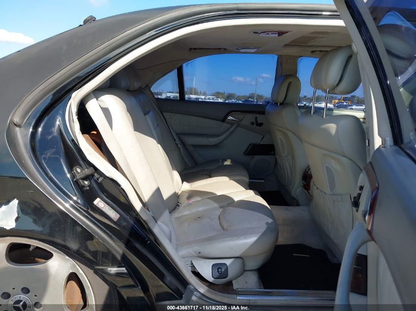 2004 Mercedes-Benz S 600 VIN: WDBNG76J84A388166 Lot: 43661717