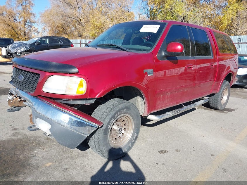 1FTRW08L11KD58864 2001 FORD F-150 photo no. 2