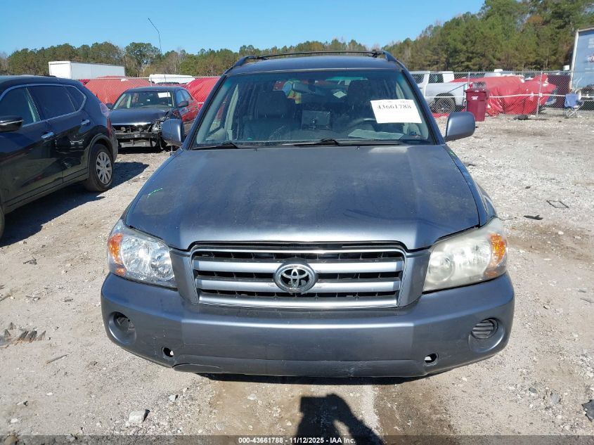 2004 Toyota Highlander V6 VIN: JTEGP21A440025997 Lot: 43661788