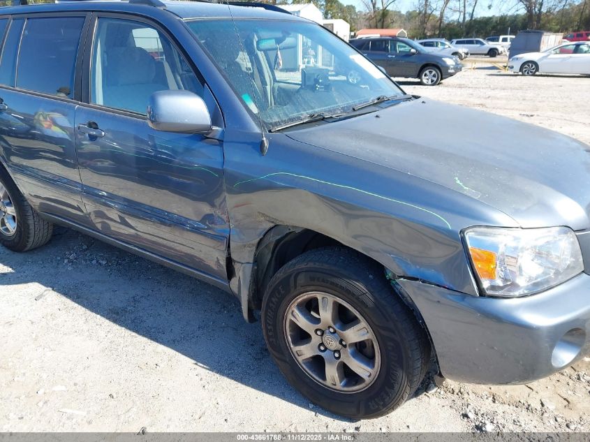2004 Toyota Highlander V6 VIN: JTEGP21A440025997 Lot: 43661788