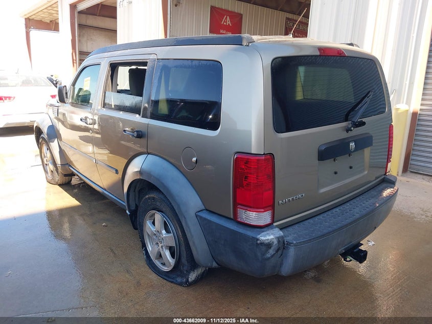 1D8GT28K27W590038 2007 DODGE NITRO photo no. 3