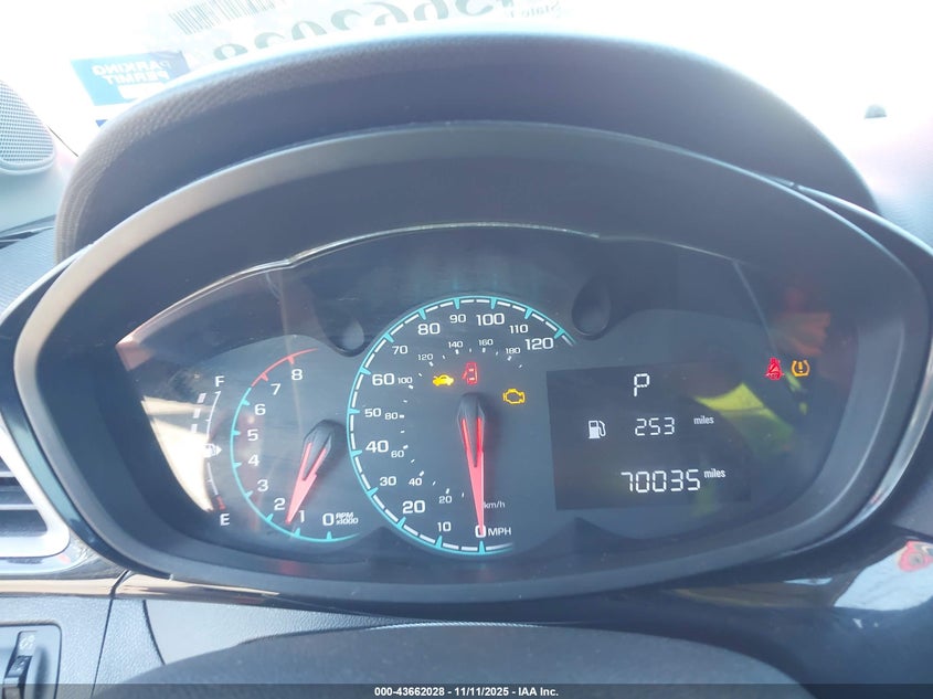 2020 Chevrolet Spark Fwd 1Lt Automatic VIN: KL8CD6SA8LC415007 Lot: 43662028