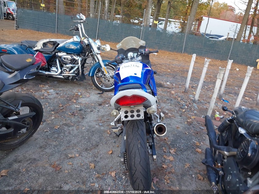 2008 Suzuki Gsx650 F VIN: JS1GP74A382100562 Lot: 43662336