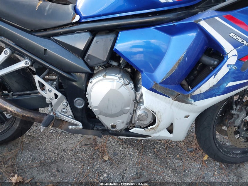 2008 Suzuki Gsx650 F VIN: JS1GP74A382100562 Lot: 43662336