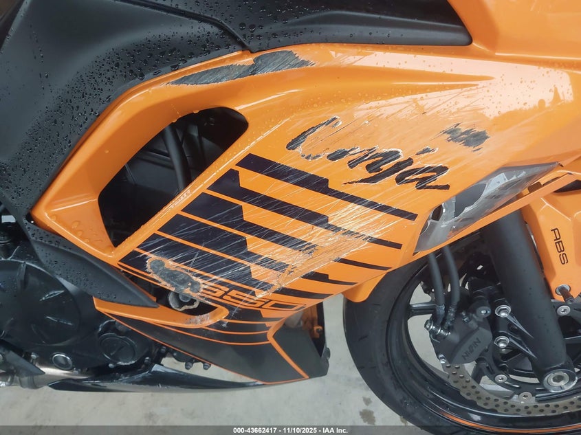 2025 Kawasaki Ex650 P VIN: ML5EXEP17SDAF2226 Lot: 43662417