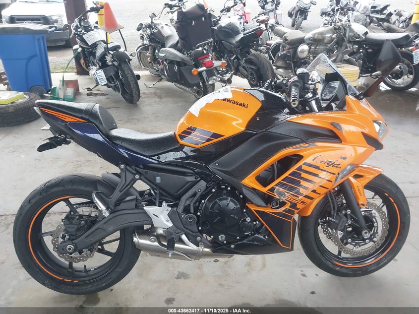 2025 Kawasaki Ex650 P VIN: ML5EXEP17SDAF2226 Lot: 43662417