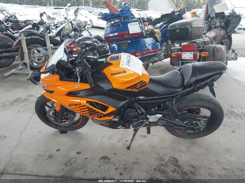 2025 Kawasaki Ex650 P VIN: ML5EXEP17SDAF2226 Lot: 43662417