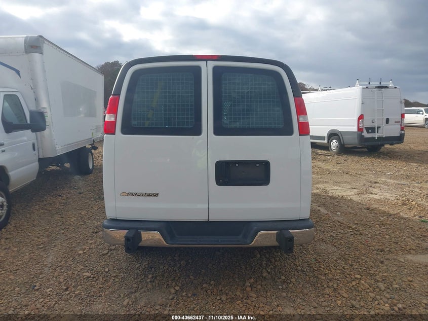 2020 Chevrolet Express Cargo Rwd 2500 Regular Wheelbase Wt VIN: 1GCWGAFG2L1202854 Lot: 43662437