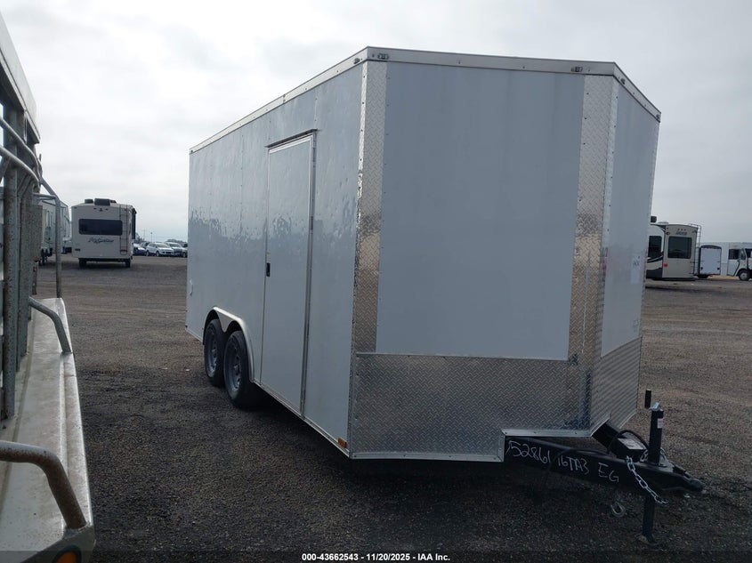 2024 QUALITY 16' ENCLOSED CARGO