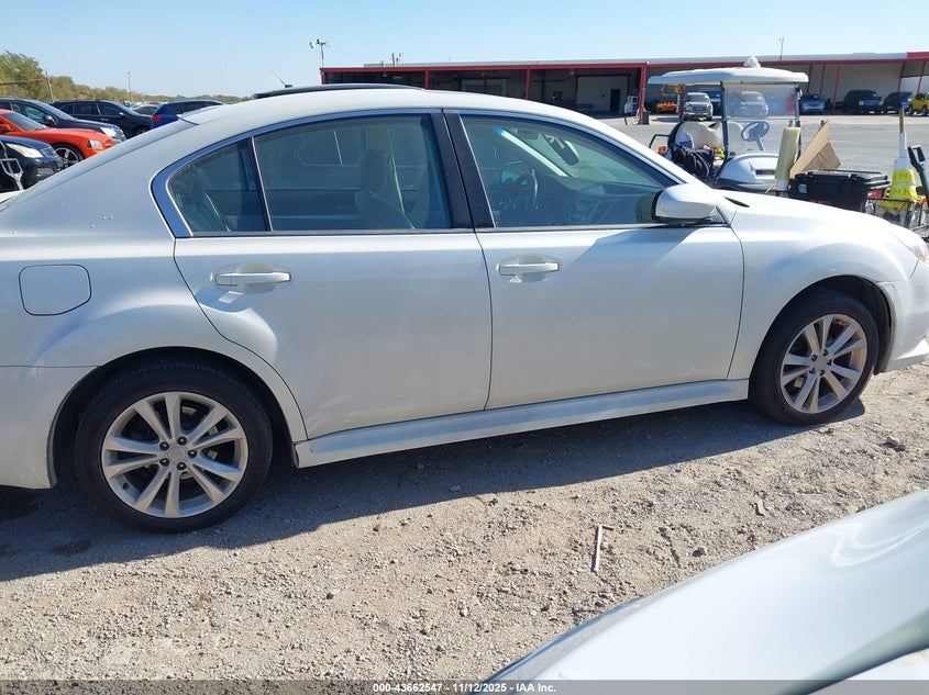 2013 Subaru Legacy 2.5I Premium VIN: 4S3BMBG61D3046394 Lot: 43662547