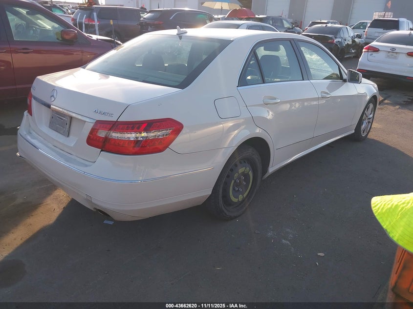 2010 Mercedes-Benz E 350 4Matic VIN: WDDHF8HB6AA111966 Lot: 43662620