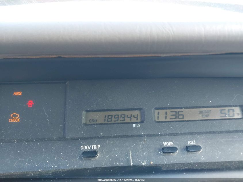 2002 Toyota Avalon Xl VIN: 4T1BF28B72U202866 Lot: 43662655