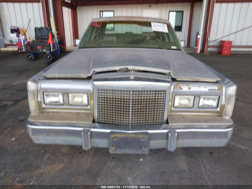 1986 Lincoln Town Car VIN: 1LNBP96FXGY661997 Lot: 43662782