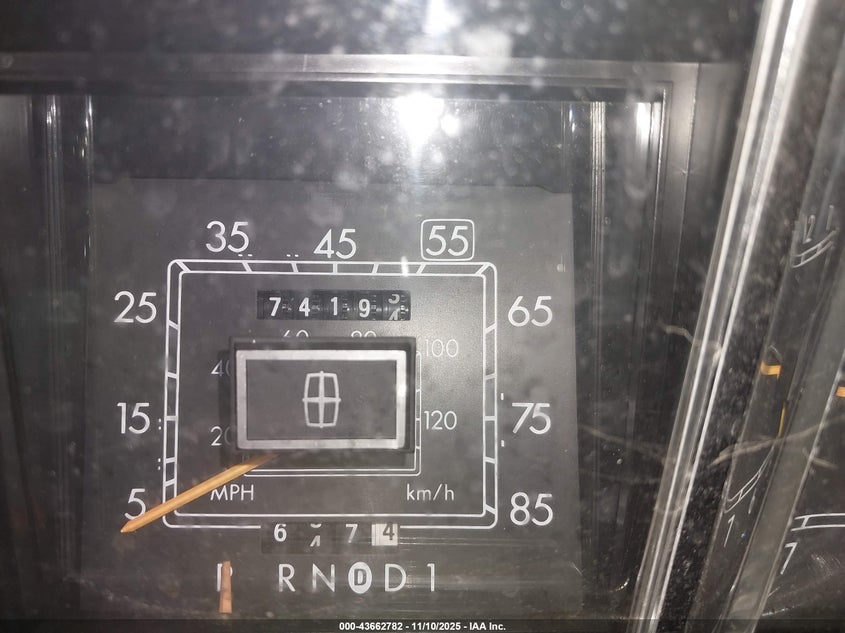 1986 Lincoln Town Car VIN: 1LNBP96FXGY661997 Lot: 43662782