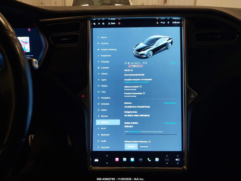 2016 Tesla Model S 90D/P100D/P85D/P90D VIN: 5YJSA1E42GF124726 Lot: 43662789