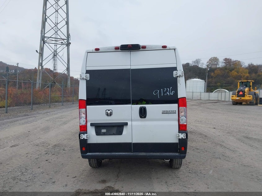 2023 Ram Promaster 3500 High Roof 159 Wb VIN: 3C6MRVHG3PE509126 Lot: 43662840