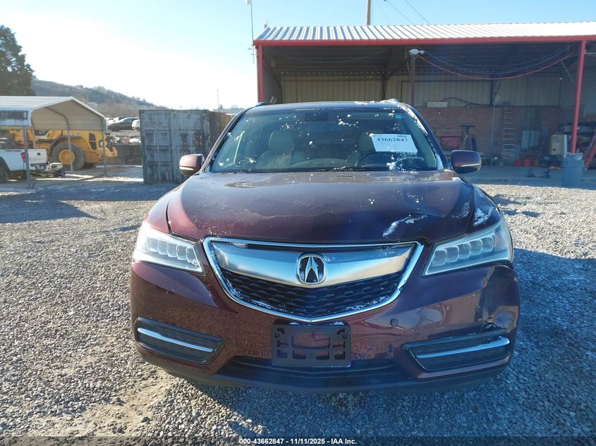 2014 Acura Mdx Advance Pkg W/Entertainment Pkg VIN: 5FRYD4H84EB030988 Lot: 43662847