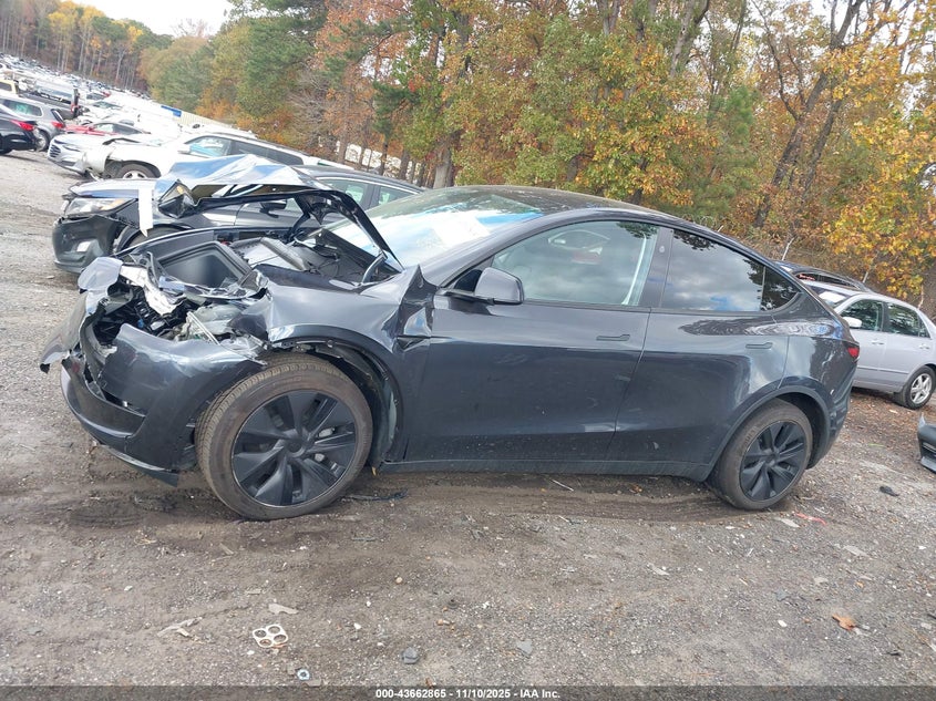 2025 Tesla Model Y Long Range Dual Motor All-Wheel Drive VIN: 7SAYGDEE8SF299948 Lot: 43662865