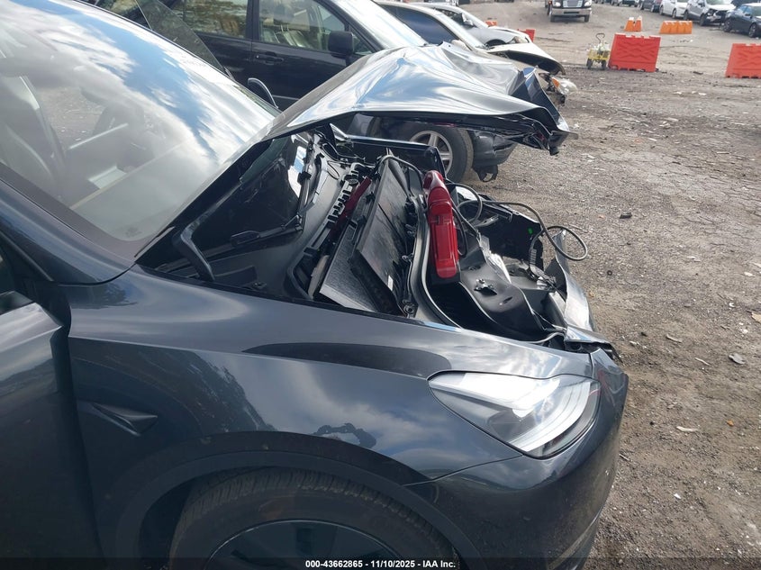 2025 Tesla Model Y Long Range Dual Motor All-Wheel Drive VIN: 7SAYGDEE8SF299948 Lot: 43662865