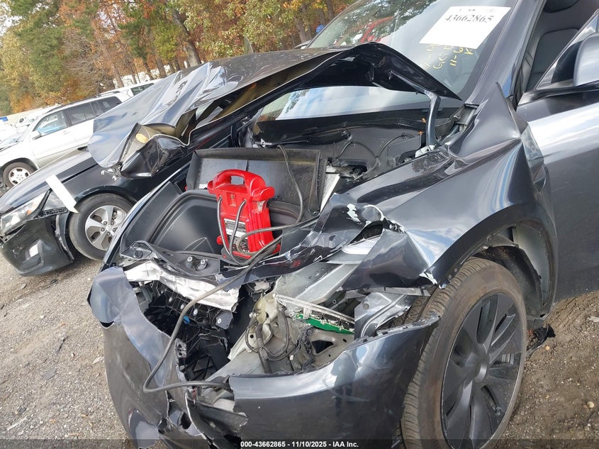 2025 Tesla Model Y Long Range Dual Motor All-Wheel Drive VIN: 7SAYGDEE8SF299948 Lot: 43662865