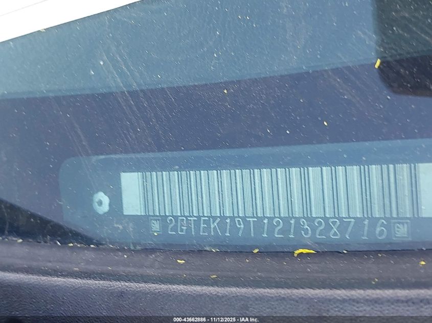 2002 GMC Sierra 1500 Sle VIN: 2GTEK19T121328716 Lot: 43662886