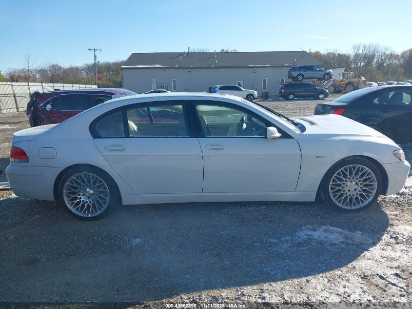 2008 BMW 750Li VIN: WBAHN83508DT85829 Lot: 43662895