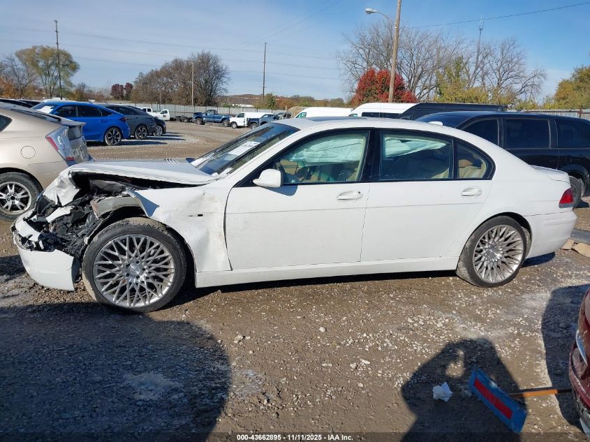 2008 BMW 750Li VIN: WBAHN83508DT85829 Lot: 43662895